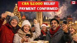 CRA $2,000 Relief Payment Update: Direct Deposit Expected on 1 January 2026, Officials Confirm